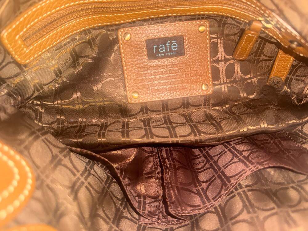 Rafe New York Plaid Wool and Leather Hobo Bag with Tassels - Picture 7 of 9